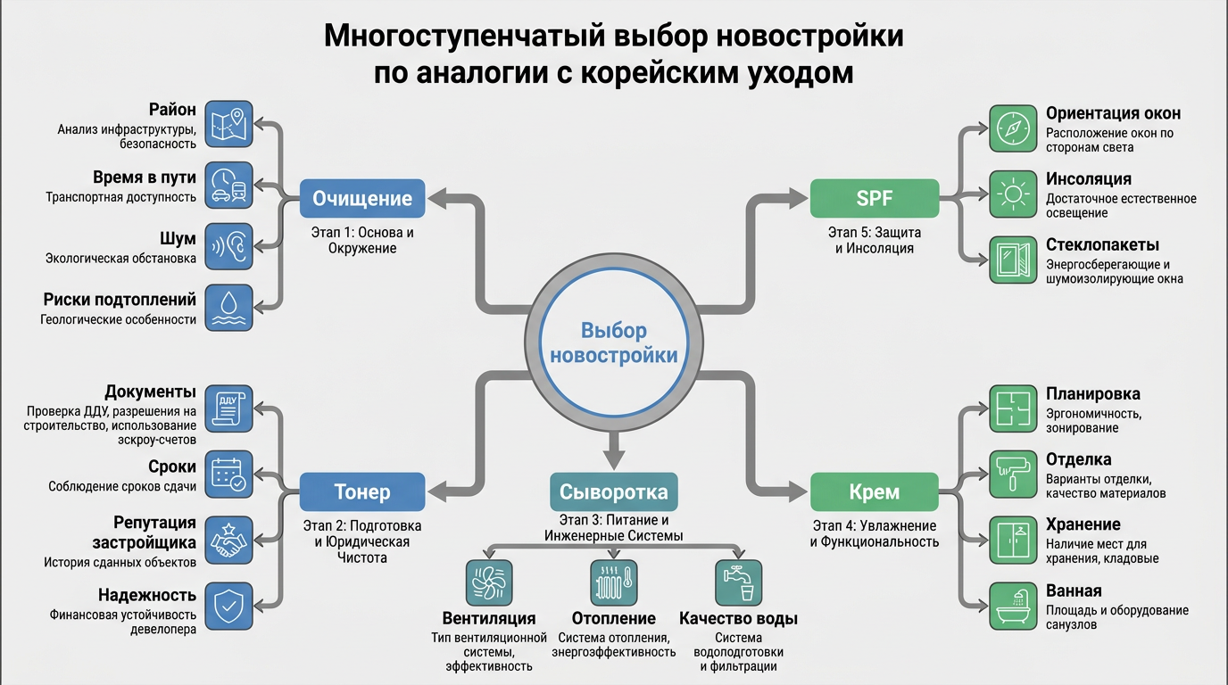 Многоступенчатый выбор новостройки